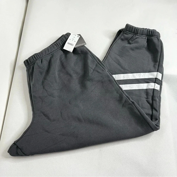 Grayson Threads Sweatpants Plus Size 2X Gray Fleece Lined Elastic Waist - Picture 1 of 7